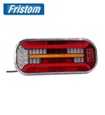 Fristom phare arrière multifonction ovale 12-24v gauche