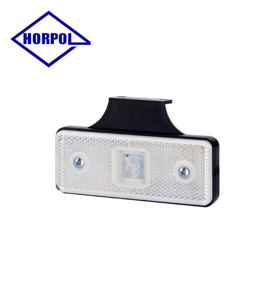 [FG1607LD160] Horpol feu de position rectangulaire support blanc