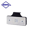 Horpol feu de position rectangulaire support blanc