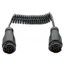 Câble spiralé avec fiches - 13 pin - 12V - 3m