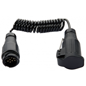 [PE1385] Câble spiralé fiche/prise - 8 pin - 12V - 3m