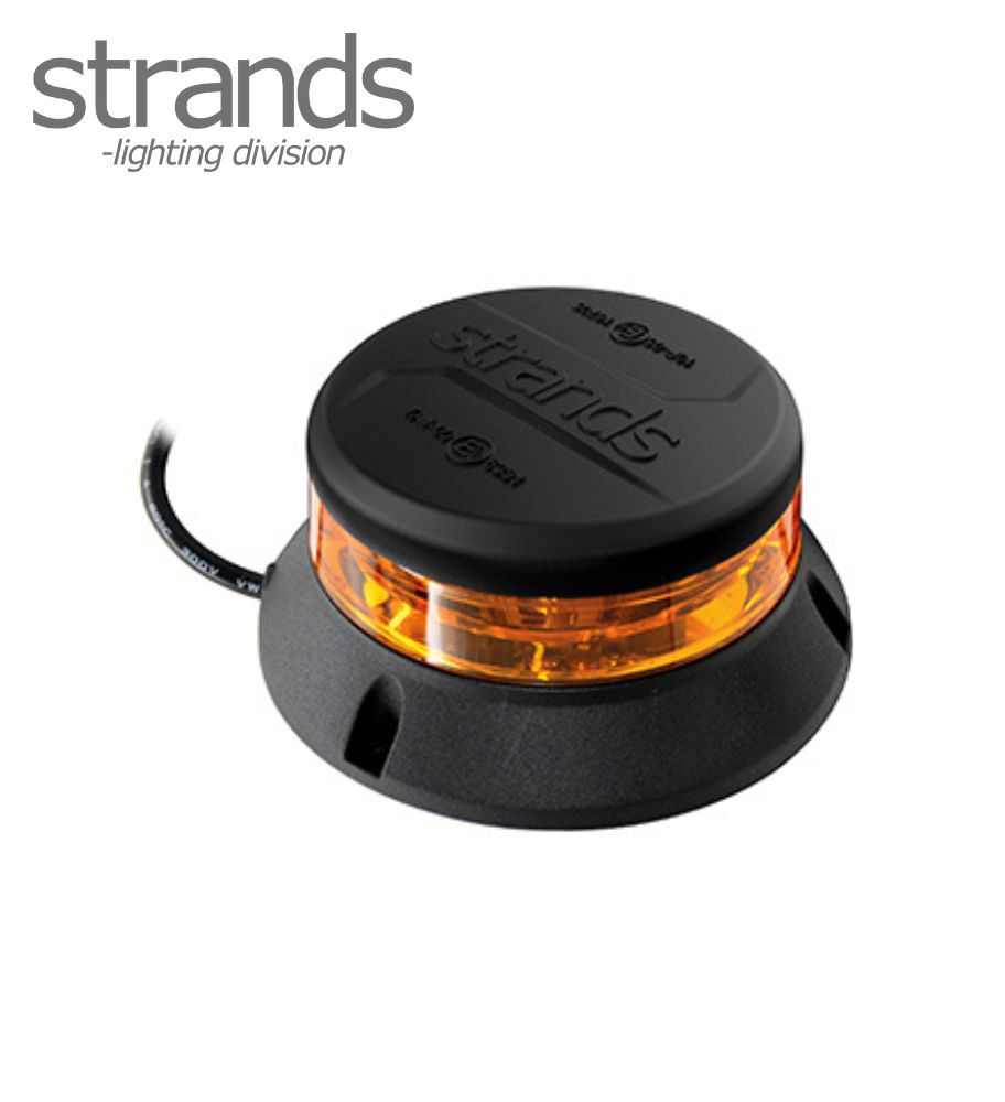 [GL850930] Strands gyrophare Orange lentille orange