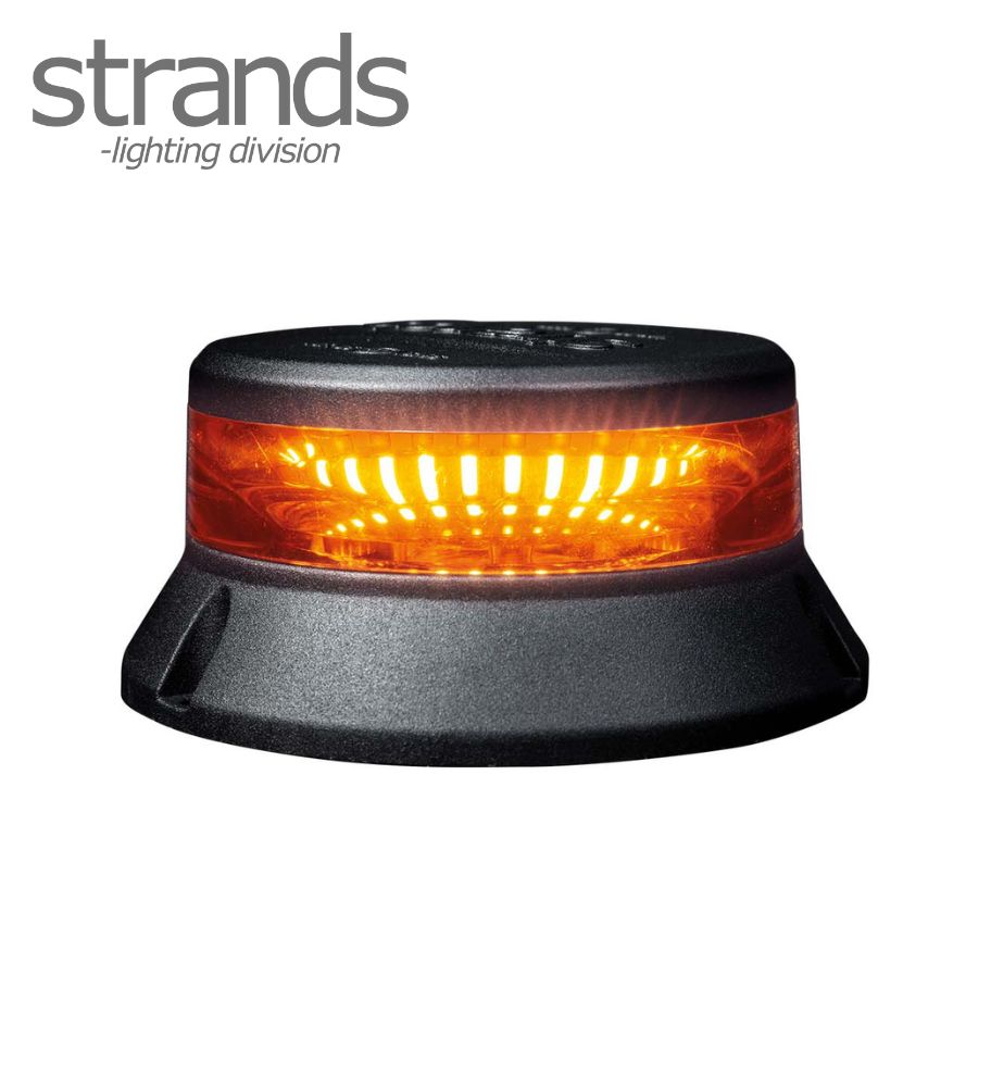[GL850933] Strands Gyrophare orange lentille transparente