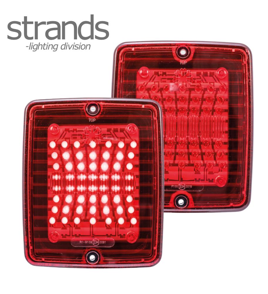[FR800110] Strands feu stop lentille rouge Izeled