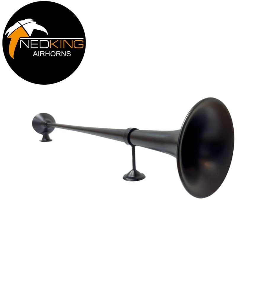 [KNED006] Nedking trompette à air laiton Noir 950mm (Ø180mm)