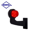 Horpol feu de gabarit oldschool blanc et rouge long GAUCHE