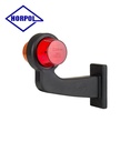 Horpol feu de gabarit oldschool orange et rouge long GAUCHE
