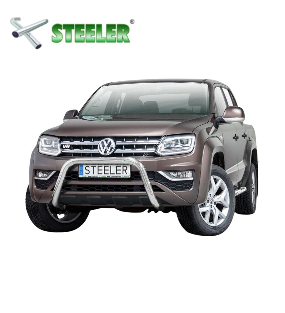 [AMAROK-R1670-06-i] Pare Buffle sans barre transversale Volkswagen Amarok V6 2016-2022 (Poli)