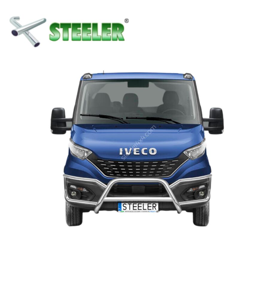 [DAILY-O1970-03-I] Pare Buffle avec barre transversale Iveco Daily 2019-... (Poli)