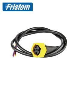 [AC7116M10] Fristom connecteur baïonnette 5 broches jaunes câble 1m