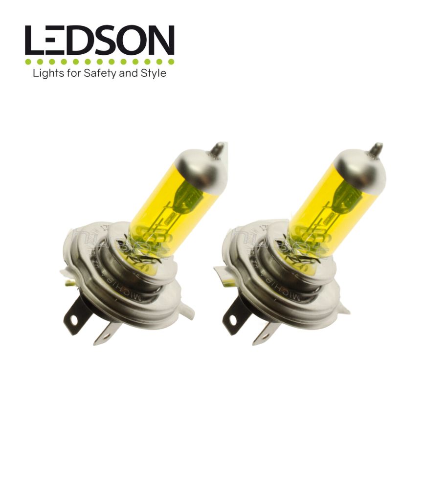 [146430] Ledson ampoule Halogène Yellowlook jaune H4 (12V)