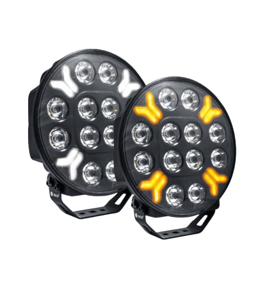 [PLWD12080.1] Tralert Ypsilon 12 Led 8000lm Long Range  Driving Light with Flash