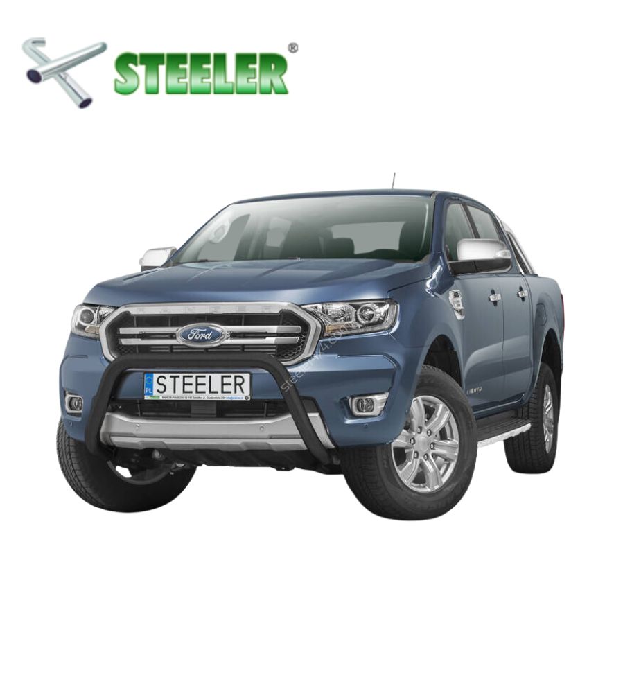 [R19-R1970-06] Steeler Pare Buffle sans barre transversale Ford Ranger 2019-2022 (Poli)