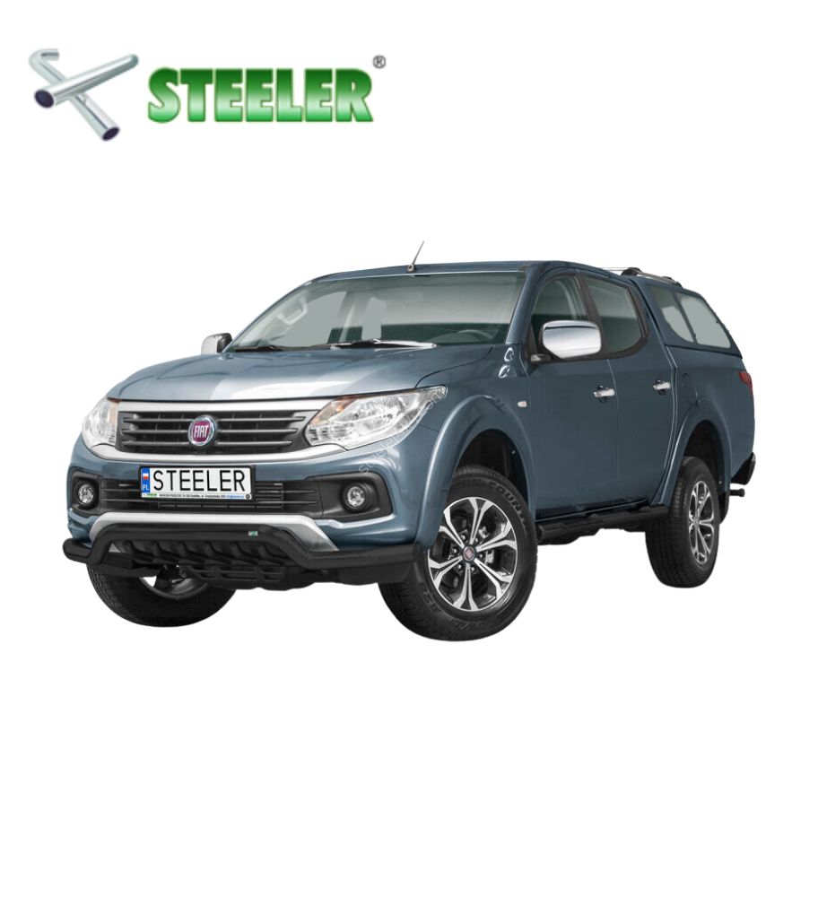 [FULLBACK-L1570-07] Front Cintres avec grill Fiat Fullback 2015-... (Poli)