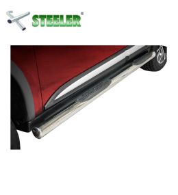 [OT-R1870-PR-02] Mitsubishi Outlander Footboard with plastic coating 2018-2021 (Poli)