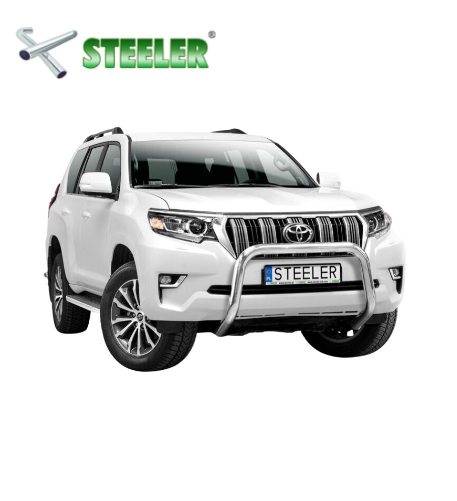 [DLC150V2-R1770-06] Pare Buffle sans barre transversale Toyota Land Cruiser 150 2017-.. (Poli)