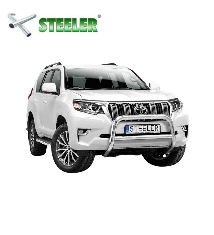 [DLC150V2-R1770-03] Pare Buffle avec barre transversale Toyota Land Cruiser 150 2017-.. (Poli)