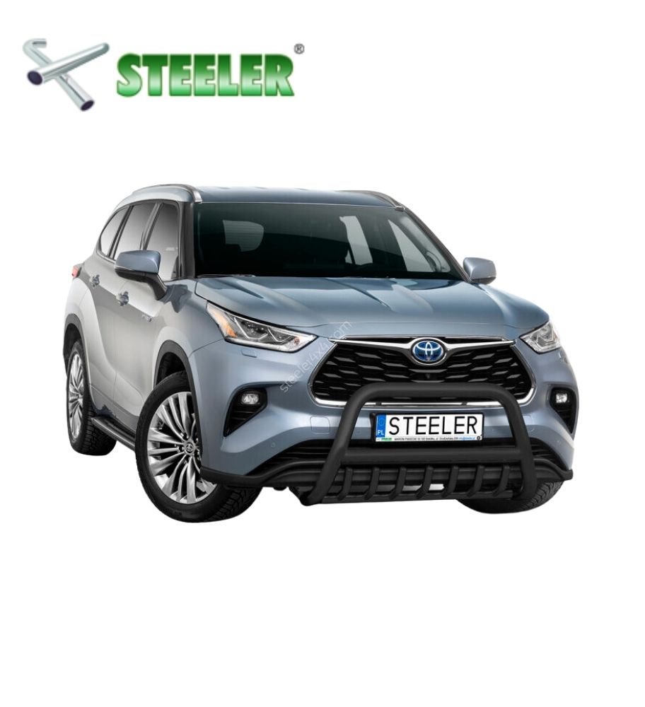 [HIGH-R2170-00] Pare Buffle avec grille Toyota Highlander 2021-... (Poli)