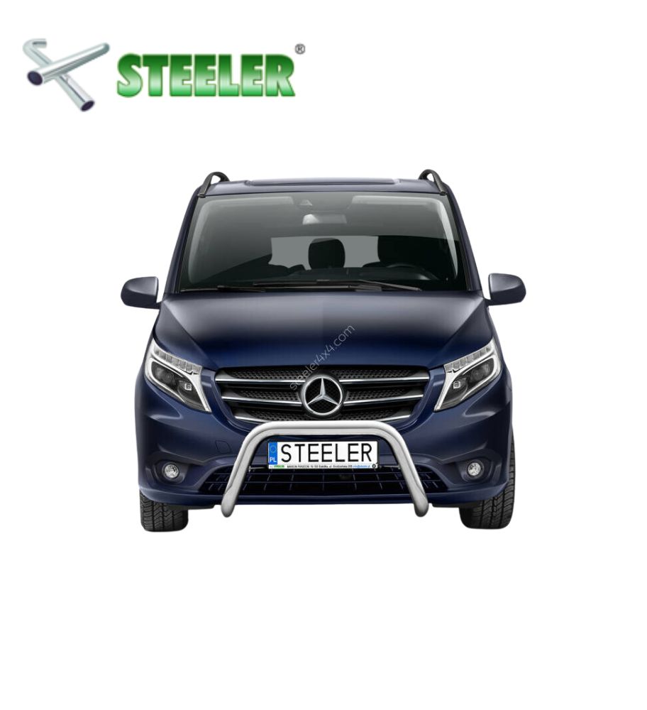 [VITO-R2070-06] Pare Buffle sans barre transversale Mercedes Benz Vito 2020-... (Poli)
