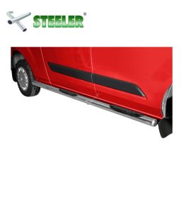 [CUSTOM-R1270-PR-02-L2] Marche Pied avec revêtement en plastique Ford Transit Custom 2012-2018 (Poli, oui double face)
