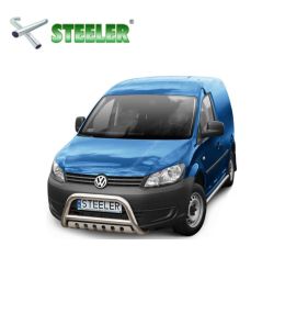 [CADDY-R1070-04-I] Pare Buffle avec plaque de protection Volkswagen Caddy 2010-2020 (Poli)