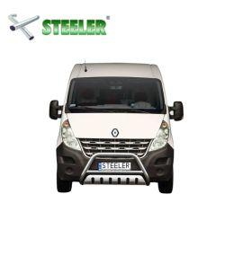 [MASTER-R1070-04-I] Pare Buffle avec plaque de protection Renault Master 2010-2019 (Poli)