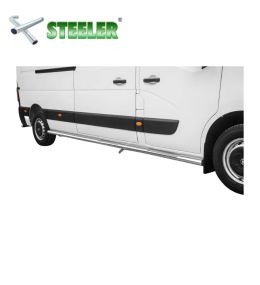 [MASTER-R1976-PR-01-L2-P-D] Marche Pied Profilé Renault Master 2019-... (Poli, oui double face, L2)