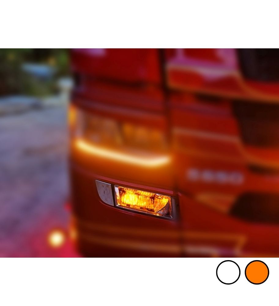 Additional position light fog lamp Scania 2016-2022 White/orange