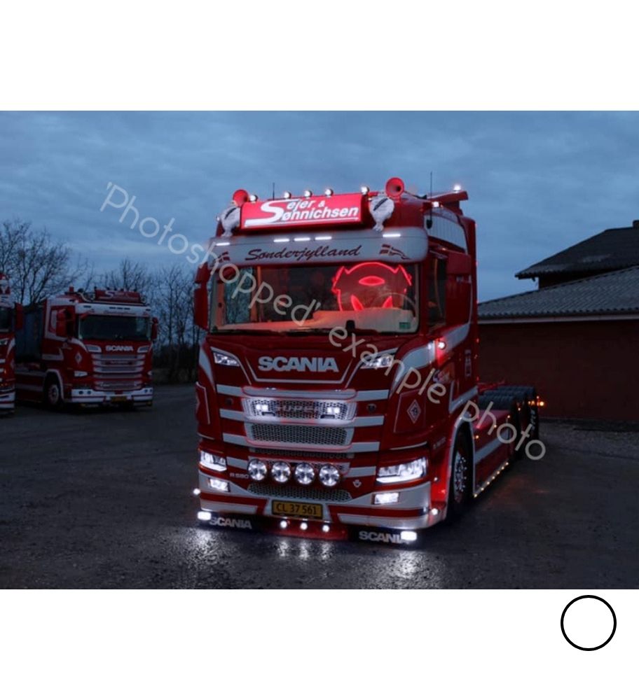 [A240878CW] Feu de position supplémentaire phare antibrouillard Scania 2016-2022 Blanc xénon