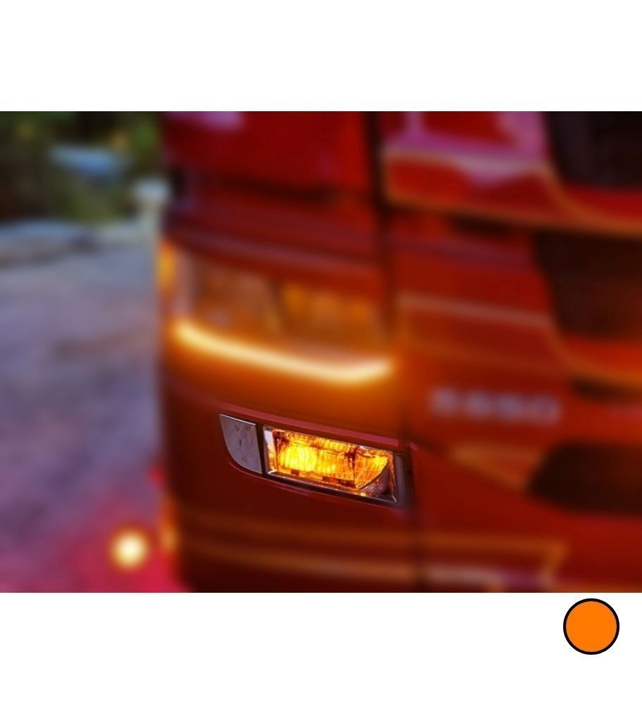 [A240878AM] Feu de position supplémentaire phare antibrouillard Scania 2016-2022 orange