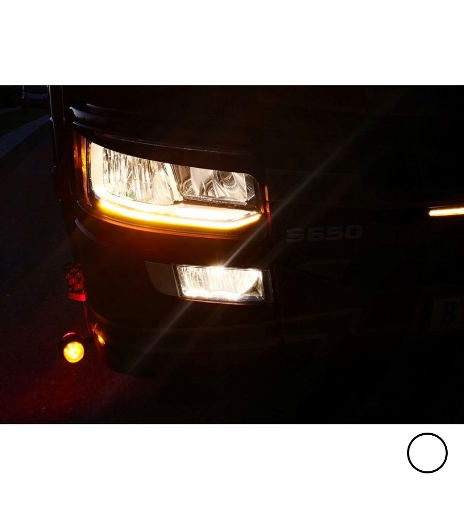 Feu de position supplémentaire Scania LED 2016+ Blanc chaud