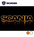 Base lumineuse Logo Scania Blanc et orange 