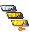 Feu de position supplémentaire phare antibrouillard Scania 2023+ orange/blanc + Flash
