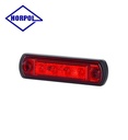 Horpol feu de position arrondi rouge