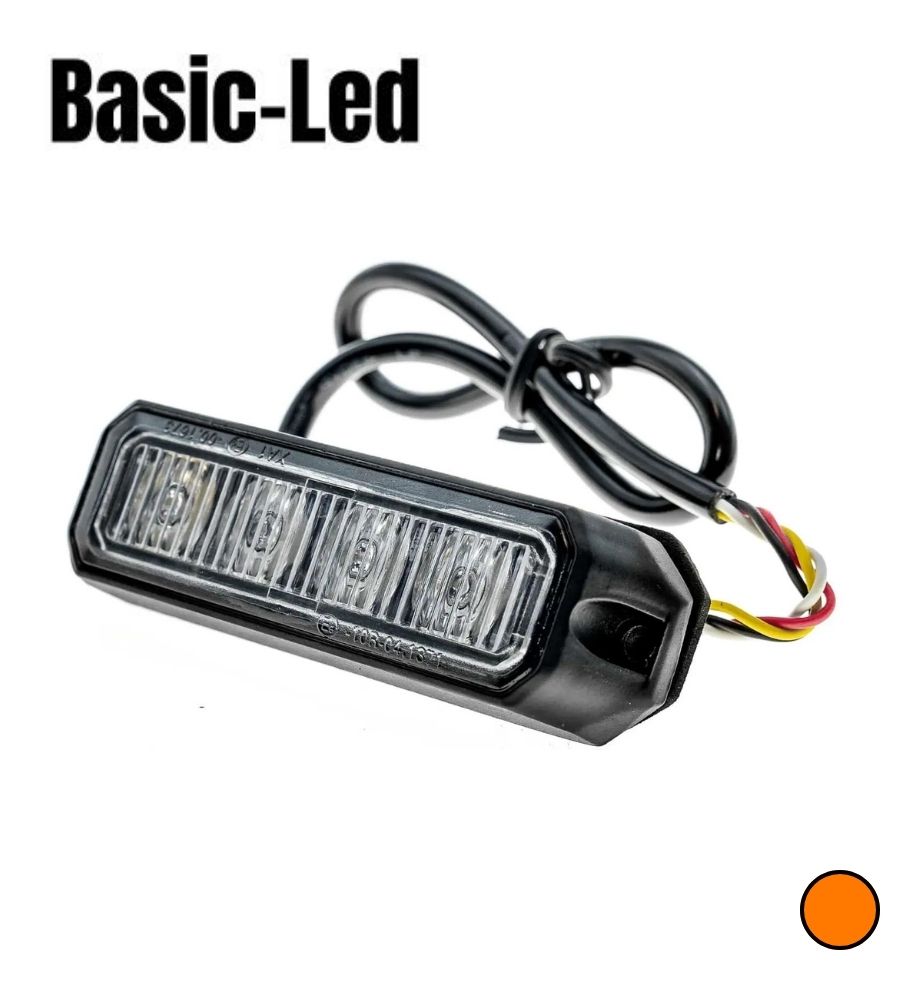 [F0025ALR1] Basic Led Flash 4 Led orange