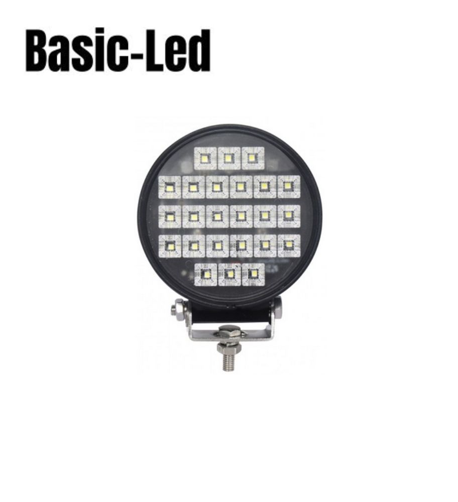 Basic Led Phare de travail rond avec interrupteur 24W