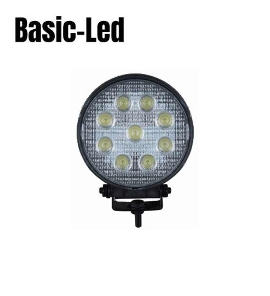 [PL0076L] Basic Led Phare de travail rond 24W