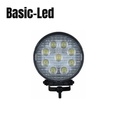 Basic Led Phare de travail rond 24W