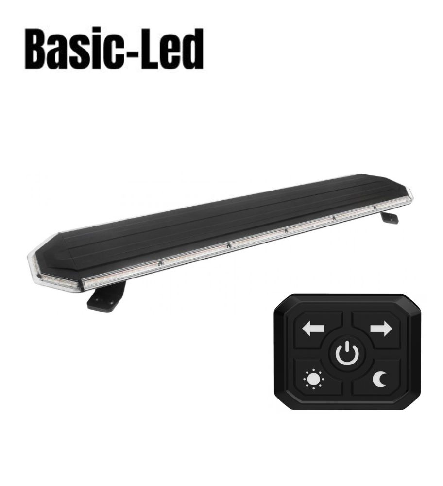 [RF0041BLK] Basic Led Rampe Flash 1071mm 98W avec boitier de commande