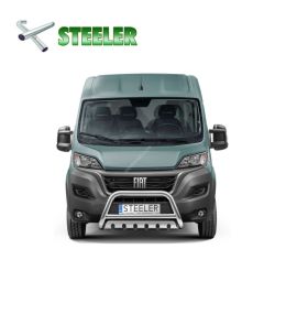 [PBDBJ-R0070-04-JUMPER-I] Pare Buffle avec plaque de protection Citroen Jumper 2016 Inox ou noir (Poli)