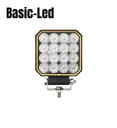 Basic Led Phare de travail carré 25W