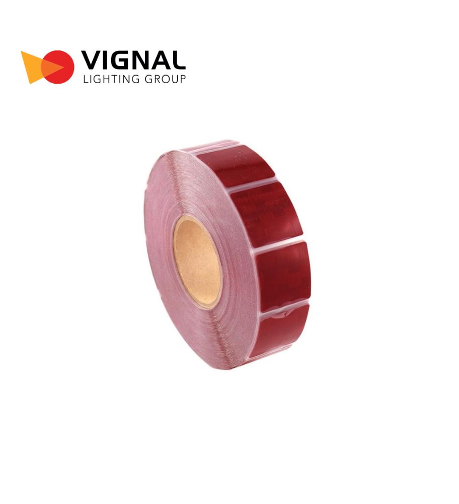 [SR13207D] Vignal Bande réfléchissante rouge souple