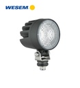 Wesem phare de travail rond CRC4 800 lm 12W 43° x 34° boitier épais  Câble