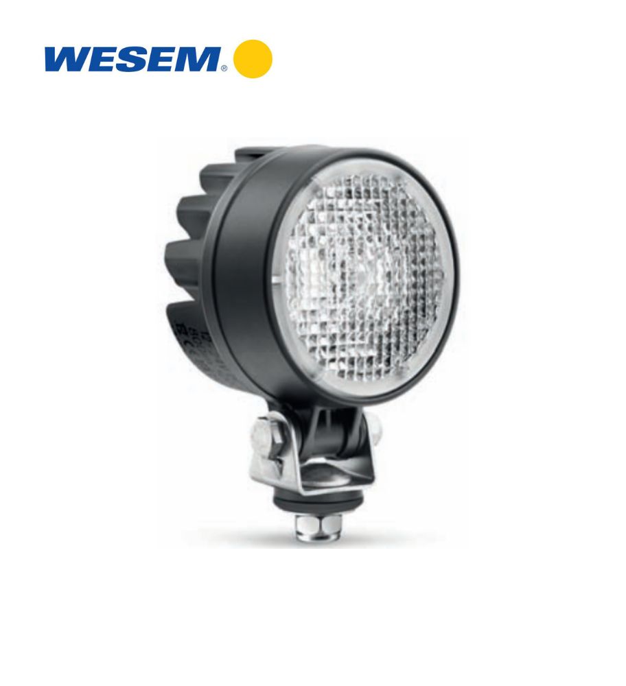 [PL57900CR4A] Wesem phare de travail rond CRC4 800 lm 12W 43°X34° boitier fin Câble