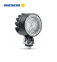 Wesem phare de travail rond CRC4 800 lm 12W 43°X34° boitier fin Câble