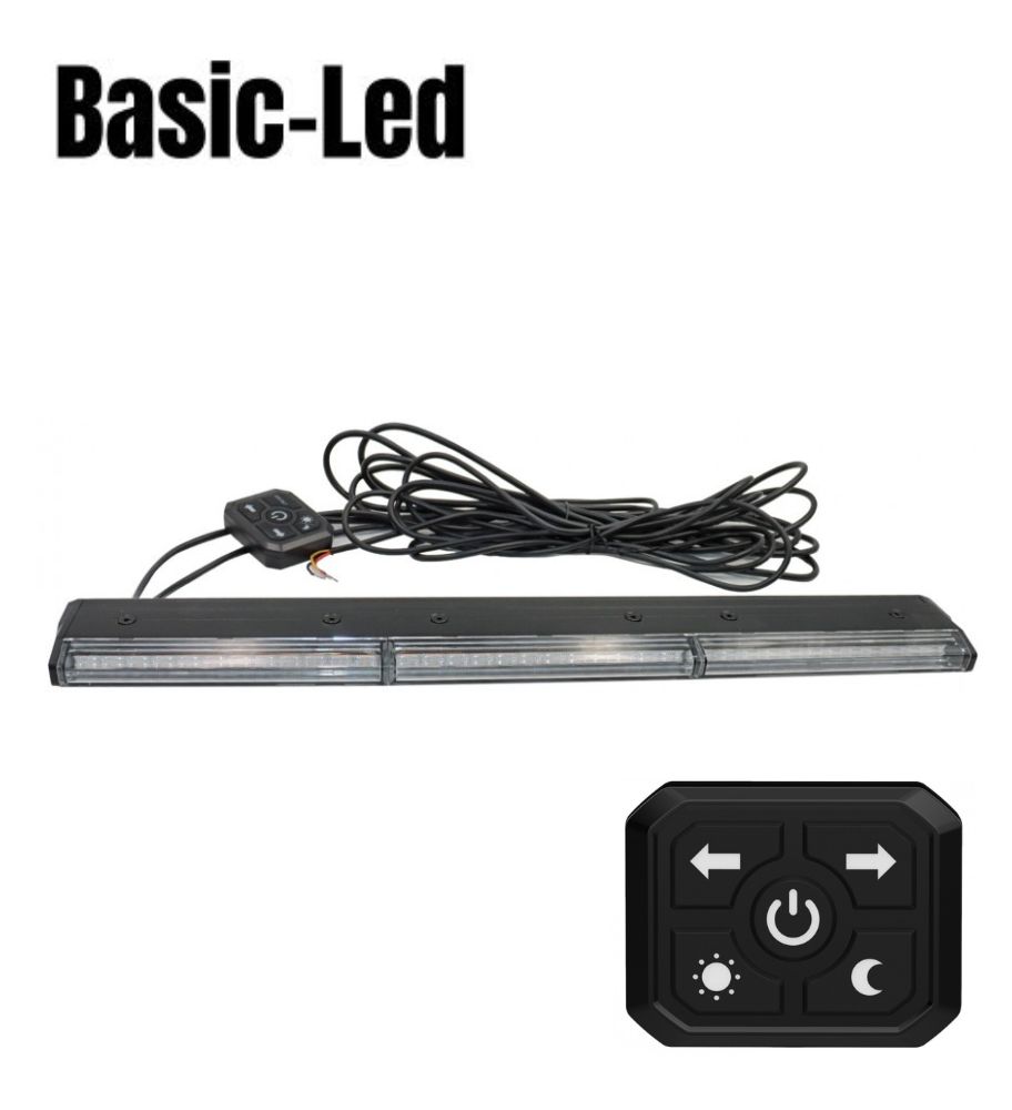 [RT0044BLK] Basic Led Traffic Ramp 473mm 13W 3 modules control box