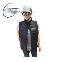Ducheminagt Veste Homme bleu sans manches avec tirette