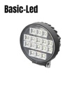 Basic Led Phare de travail rond avec interrupteur 16W