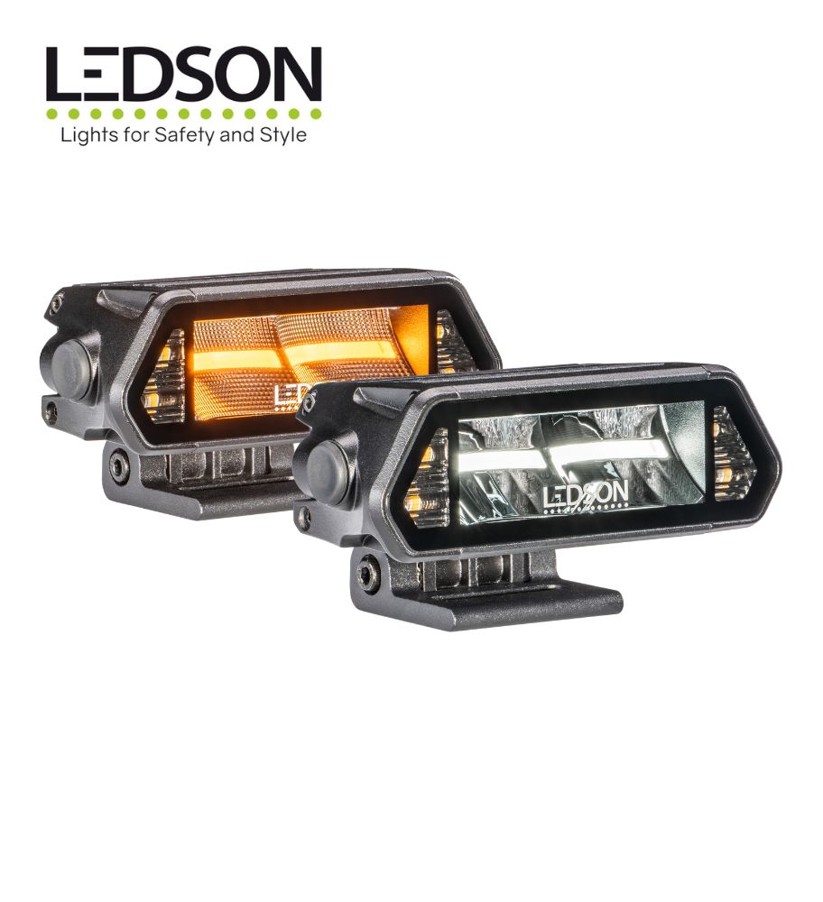 [RL334915029] Ledson Rampe Led Epix5+ 128mm avec flash feu de position orange/blanc