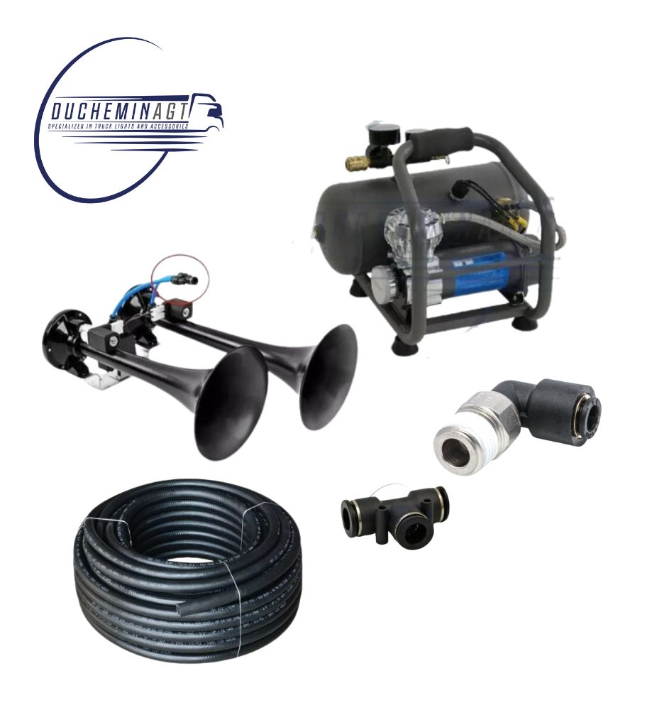 [KITTGV] Kit Klaxon TGV avec compresseur 12v